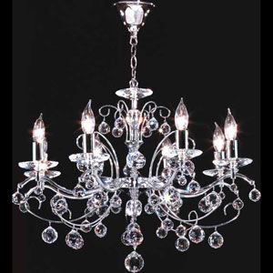 Orbiter 8-Light Chandelier by James R. Moder - Starlight Lighting USA and Canada